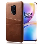 OnePlus 8 Pro skal med korthållare - Brun