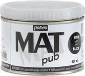 Pébéo-Mat Pub Peinture Acrylique Extra Fine Et Extra Mate-Noir Ivoire -500Ml,1 Unité (Lot De 1)