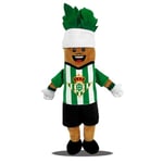 CyP Brands Real Betis Balompié Ours en Peluche avec t-Shirt, Football Blanc et Noir Produit Officiel