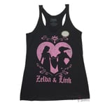 Nintendo Zelda And Link Gamer Junior Tank Top