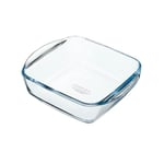 PYREX PREPWARE - Plat carré en verre 25 x 22 cm -2,2 l