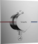 Hansgrohe ShowerSelect Comfort E Avsperring, 2 uttak, Krom - 15575000