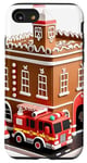 Coque pour iPhone SE (2020) / 7 / 8 Caserne de pompiers en pain d'épice