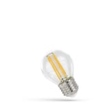 Klotlampa LED Klar E27 4000K 4W 510 lumen