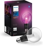 Philips Hue Lightguide G95 Small Globe Smart Bulb, White and Color Light, Bluet