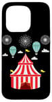 iPhone 15 Pro Circus Tent Cute Carnival Clown Costume Ringmaster Kids Boys Case