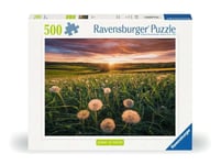 Ravensburger - Puzzle Adulte - Puzzle 500 pièces - Pissenlits au crépuscule - Adultes et Enfants à partir de 12 Ans - Puzzle de qualité supérieure - Paysage & Nature - 12000592