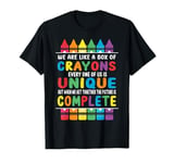 We Are Like A Box Of Crayons Welcome Back to School Teacher T-Shirt