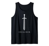 Excalibur The Legendary Sword in the Stone of King Arthur Tank Top