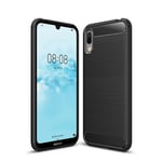 Huawei Y6 Pro 2019      Carbon Fibre Case    Black