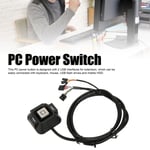 New PC Power Switch 3.9ft Long USB Interface Extension Plug And Play Easy Operat