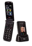 TTfone Titan TT950 Whatsapp 3G Touchscreen Senior Big Button Flip Mobile Phone - Pay As You Go (Giff Gaff PAYG)