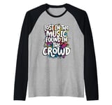 Lost In The Music, Found In The Crowd! Festival 2025 Raglan Baseball Tee