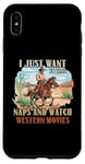 Coque pour iPhone XS Max Faites la sieste et regardez un fan du film Western Movie Lover