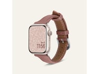 Spigen Amp05443, Band, Smartklokke, Rosa, Apple, Watch Series 8/7/6/Se/Se2, Ekte Lær