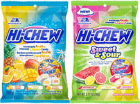 Hi Chew Japanese Candy Tropical Mix and Sweet and Sour Mix Flavor, Japanese Pack