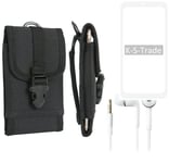 For OnePlus OnePlus 8 Pro + EARPHONES Belt bag outdoor pouch Holster case protec