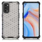 OPPO Bofink Honeycomb Oppo Reno4 Pro 5G kuoret - Valkoinen