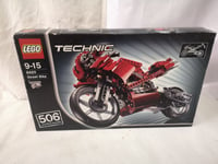 LEGO TECHNIC 8420  La moto de course rouge _lire description_neuf scellé