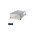 Ensemble matelas ressorts biconiques - confort équilibré 140x190cm + sommier