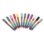 12PCS Nail Polish Pens Multiple Colors High Elasticity Soft Head DIY Nail Ar GSA