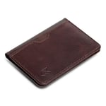 FOXHACKLE Portefeuille en Cuir avec Porte-Cartes de crédit pour Homme et Femme, Portefeuille Fin à Deux Volets avec Blocage RFID, Poche Avant Fine, Portefeuille Minimaliste, Petit étui pour Cartes