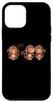 Coque pour iPhone 12 mini Motif singe amusant I Can Still Hear You