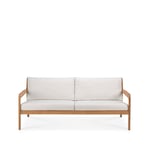 Ethnicraft Jack outdoor soffa 2-sits teak offwhite, teakstativ