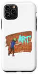 Coque pour iPhone 11 Pro Peinture en spray graffiti pour décoration murale - Peut faire vibrer la brique