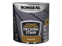 Ronseal Ultimate Protection Decking Stain Country Oak 2.5 litre RSLNUDSCO25L