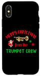 iPhone X/XS Merry Christmas from the Trumpet Crew Band Member Musician Case