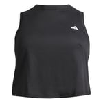 adidas Female Train Essentials Débardeur d'entraînement rectangulaire, 3XL (Grande Taille) Noir