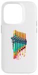 iPhone 14 Pro Dripping Paint Pan Flute Instrument Pan Flautist Flutist Case