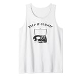 Keep it Classic – Vintage Record Player Vinyl Graphic Retro Tank Top