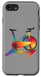 Coque pour iPhone SE (2020) / 7 / 8 Illustration Rainbow Spin Bike