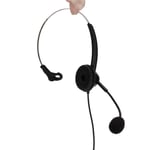 New H360DQD Monaural Office Headset Single Sided Headphones With Mic For F