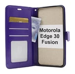 Crazy Horse Wallet Motorola Edge 30 Fusion 5G (Lila)