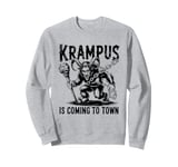 Krampus Is Coming To Town Christmas Monster Men Women Kids Sweatshirt