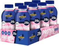 High Protein Strawberry Drink 25g, Ready-to-Drink, Low Calorie, 8x435ml