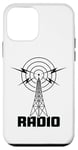 Coque pour iPhone 12 mini Tour radio rétro - Radio jambon et écouteur ondes courtes