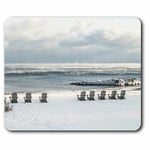 Computer Mouse Mat - Lake Superior North America Office Gift #2211