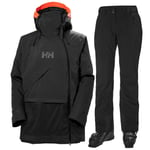 Helly Hansen Powchaser/Legendary Skidset, Dam, Svart