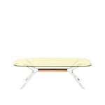 Kartell - Blast Coffee Table 4096 130x80, Bronze-Chrome, Yellow - Soffbord - Philippe Starck - Guld - Metall/Syntetiskt