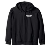 Top Gun Maverick Fighter Jet Logo Zip Hoodie