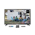 Blugy Led Tv 12v 19 pouces HD DVB-T2 pour camping caravanes et camping-cars