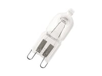 Osram Halopin Superstar - Halogenglödlampa - Form: T13.3 - G9 - 20 W (Motsvarande 25 W) - Klass G - Varmt Vitt Ljus - 2700 K (Paket Om 2)