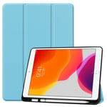 Tri-fold Etui for iPad 10.2 2019/2020 - Lyseblå