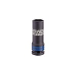 KING TONY 441519M Impact Socket for Aluminum Alloy Wheels, 19 mm, 1/2-inch