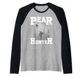 Bear Hunting Funny Wildlife Animals Hunt Raglan Baseball Tee