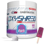 EHPlabs x Ghostbusters Frozen Empire: OxyShred Thermogenic Pre Workout Powder & Shredding Supplement. Clinically Proven, Acetyl L Carnitine, Energy Boost Drink - Ecto Freeze (Grape Lollipop), 60 Serve